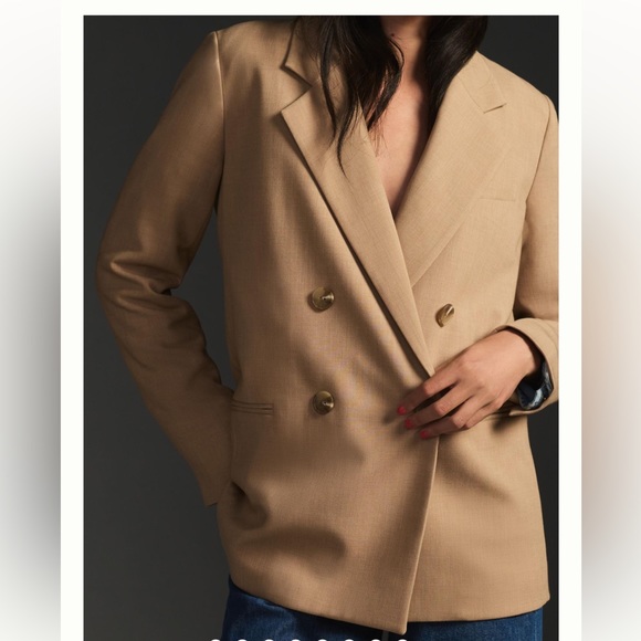 Anthropologie Jackets & Blazers - Anthropologie Maeve Double-Breasted Blazer